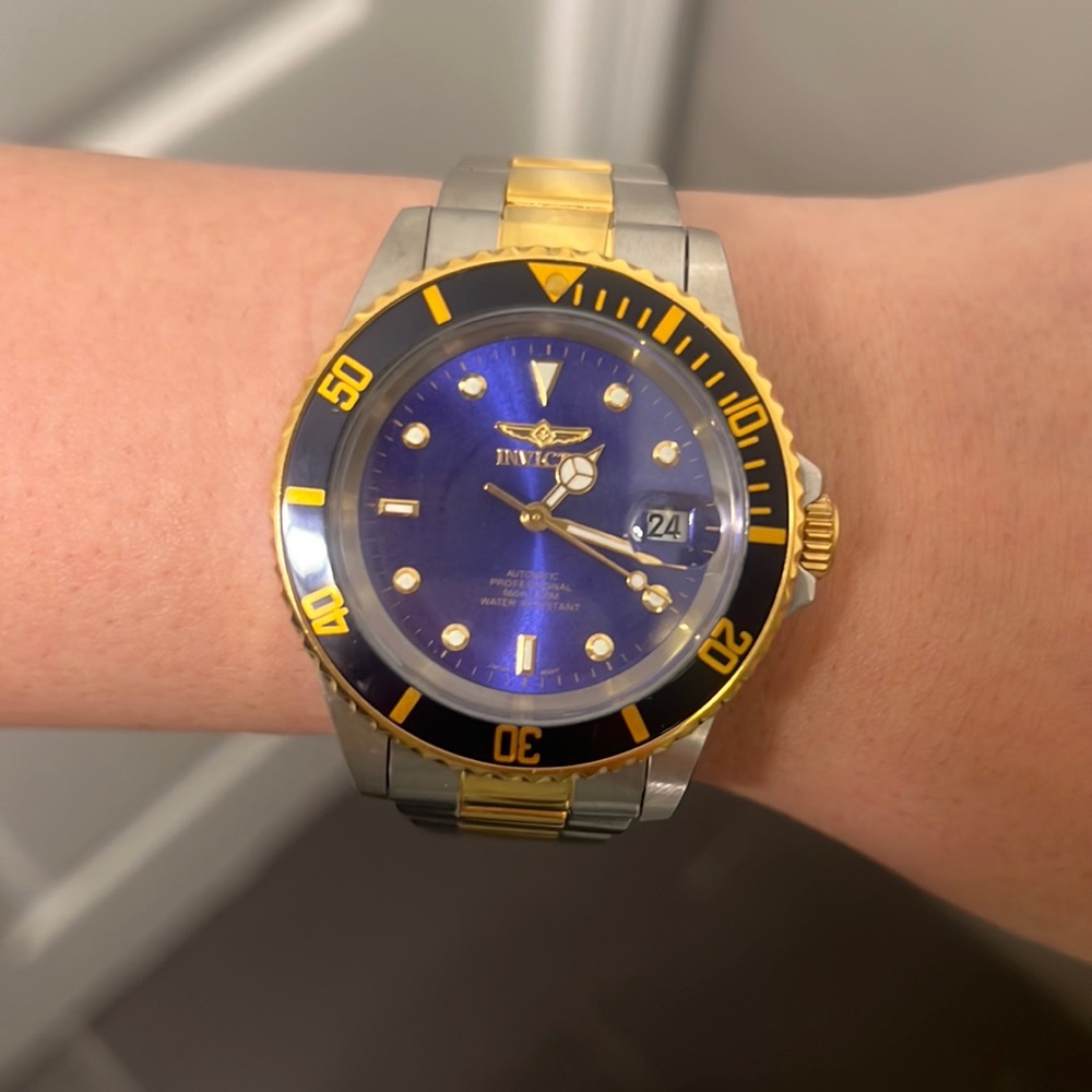 Invicta two tone watch